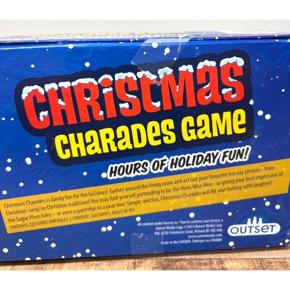 Christmas Charades Game Family Fun For Ages 8+ By Outset - Picture 2 of 4